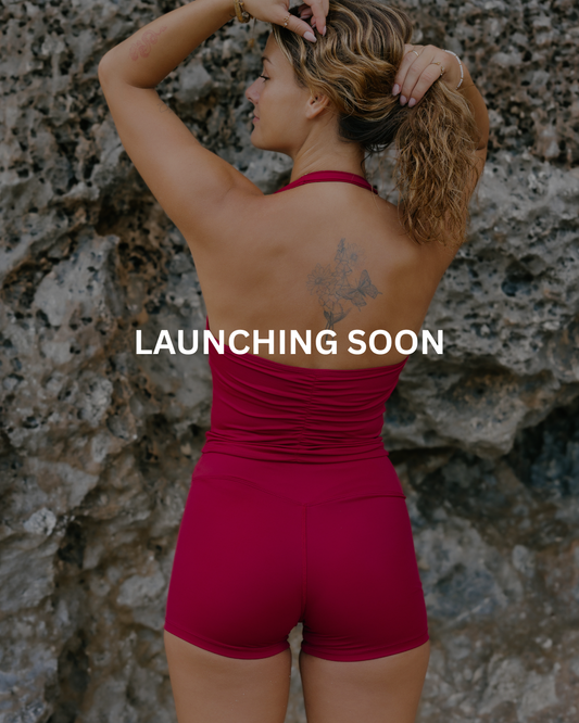 The Halter Top - CHERRY