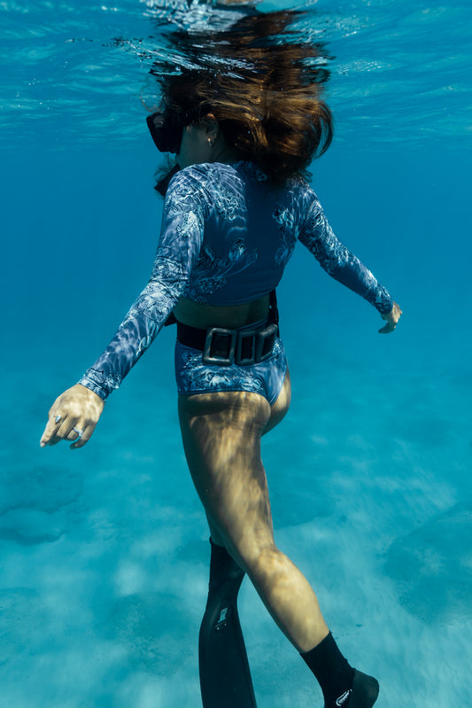 The Riptide Surf Top - Peony